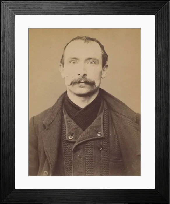 Framed Print : Tiran. Arthur, Theodore. 29 ans, ne a Briec (Finistere). Serrurier Framed Print : Tiran. Arthur, Theodore. 29 ans, ne a Briec (Finistere). Serrurier