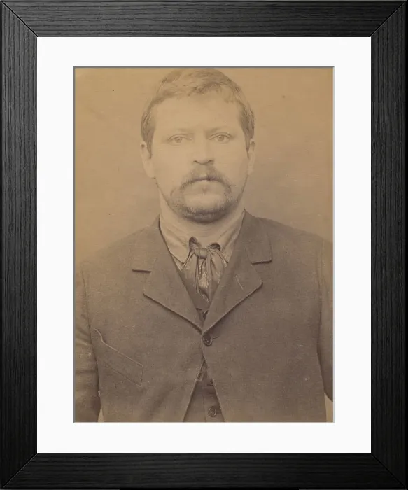 Framed Print : Selle. Louis- Desire-Honore. 31 ans, ne a Bougival. Cordonnier Framed Print : Selle. Louis- Desire-Honore. 31 ans, ne a Bougival. Cordonnier