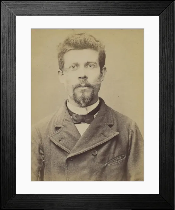 Framed Print : Gregoire. Alphonse. 27 ans, ne a La Montagne (Loire-Inferieure)