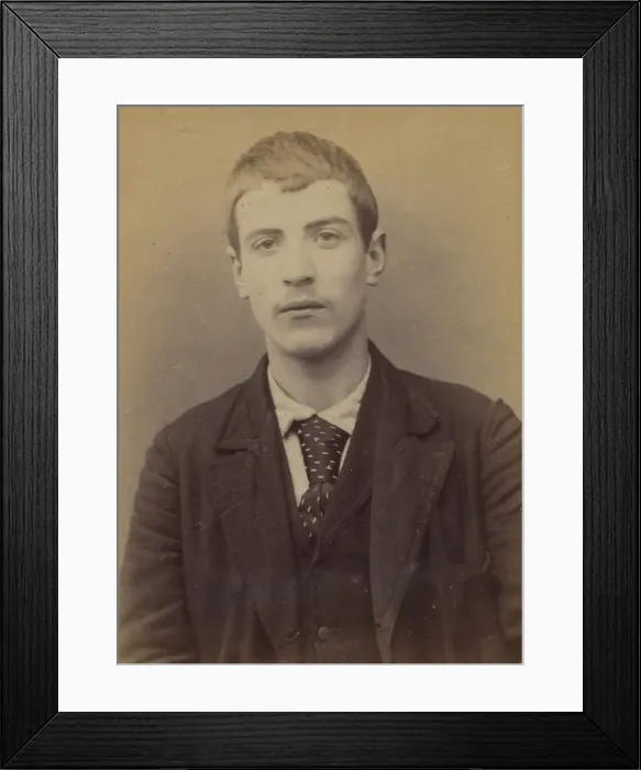 Framed Print : Godard. Armand, Alexandre. 18 ans, ne le 11 / 3 / 75 a Paris XVIIe Framed Print : Godard. Armand, Alexandre. 18 ans, ne le 11 / 3 / 75 a Paris XVIIe