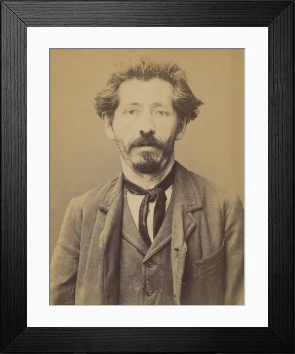 Framed Print : Lutringer. Pierre, Leopold. 43 ans, ne le 25 / 11 / 50 a Stenay (Meuse) Framed Print : Lutringer. Pierre, Leopold. 43 ans, ne le 25 / 11 / 50 a Stenay (Meuse)
