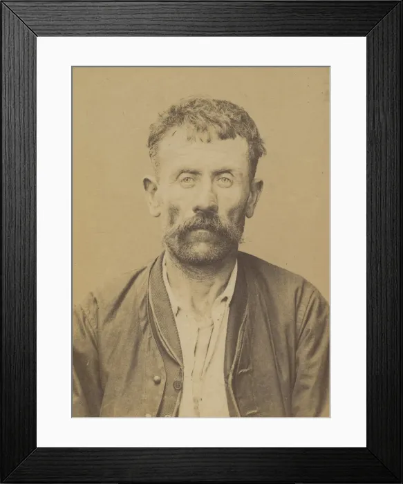 Framed Print : Pichon. Ernest. 41 ans, ne le 2 / 11 / 52 a Villard-Rixoire (Jura). Terrassier Framed Print : Pichon. Ernest. 41 ans, ne le 2 / 11 / 52 a Villard-Rixoire (Jura). Terrassier