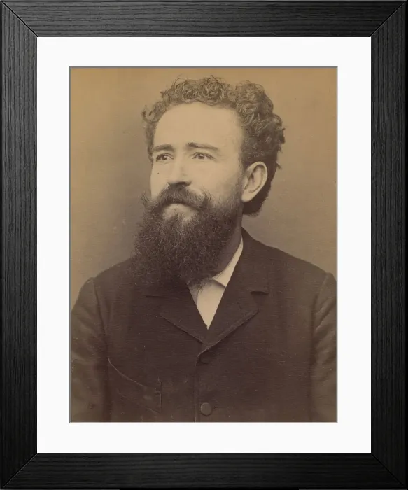 Framed Print : Matha. 1880s-90s. Creator: Alphonse Bertillon Framed Print : Matha. 1880s-90s. Creator: Alphonse Bertillon