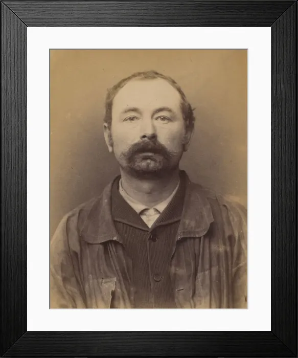Framed Print : Robyns. emile. 36 ans, ne a Lumone (Belgique). Marchand de Pierres (?) Framed Print : Robyns. emile. 36 ans, ne a Lumone (Belgique). Marchand de Pierres (?)