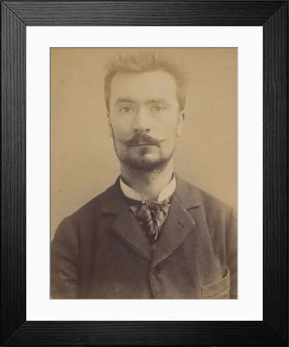 Framed Print : Pemjean. Lucien, Pierre. 32 ans, ne a Lyon (Rhone). Publiciste. Anarchiste Framed Print : Pemjean. Lucien, Pierre. 32 ans, ne a Lyon (Rhone). Publiciste. Anarchiste