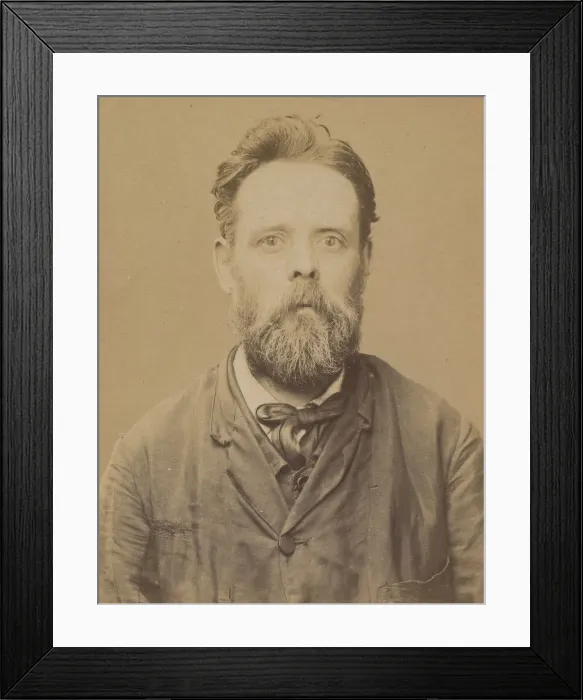 Framed Print : Moreau. Francois. 47 ans, ne le 19 / 11 / 46 a Nevers (Nievre) Framed Print : Moreau. Francois. 47 ans, ne le 19 / 11 / 46 a Nevers (Nievre)