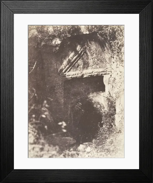 Framed Print : Jerusalem, Vallee de Hinnom, Tombeau antique à Framed Print : Jerusalem, Vallee de Hinnom, Tombeau antique à