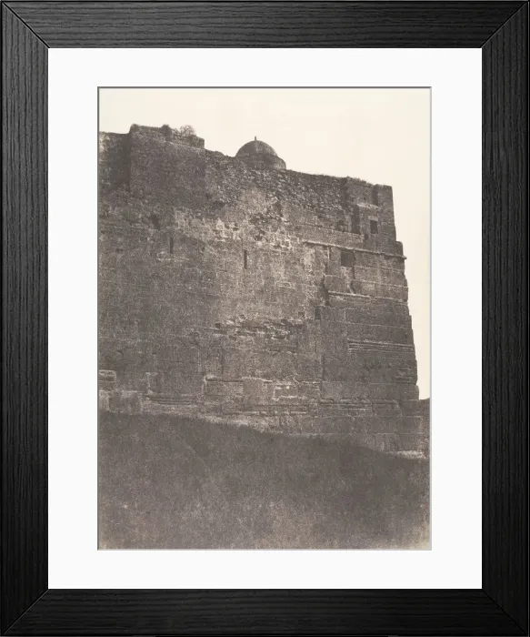 Framed Print : Jerusalem, Enceinte du Temple, Face Sud de l angle Sud-Est, 1854 Framed Print : Jerusalem, Enceinte du Temple, Face Sud de l angle Sud-Est, 1854