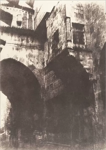 Jerusalem, Rue du quartier arabe, 1, 1854. Creator: Auguste Salzmann