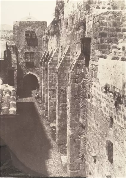 Jerusalem, Saint-Sepulcre, Face Ouest, Rue du Patriarche, 1854