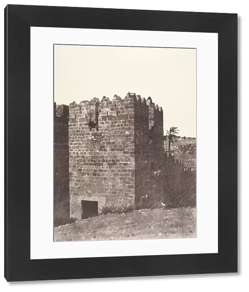 Jerusalem, Porte de Mograbins, 1854. Creator: Auguste Salzmann