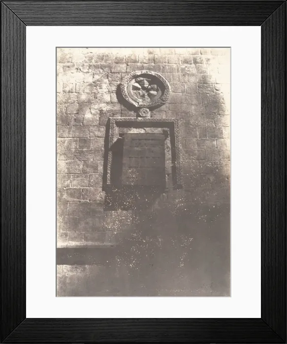 Framed Print : Jerusalem, Fenetre arabe, 1854. Creator: Auguste Salzmann Framed Print : Jerusalem, Fenetre arabe, 1854. Creator: Auguste Salzmann
