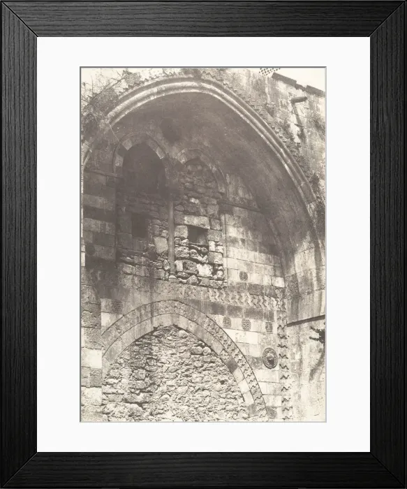 Framed Print : Jerusalem, Palais de rois de Jerusalem, Entree principale, 1854 Framed Print : Jerusalem, Palais de rois de Jerusalem, Entree principale, 1854