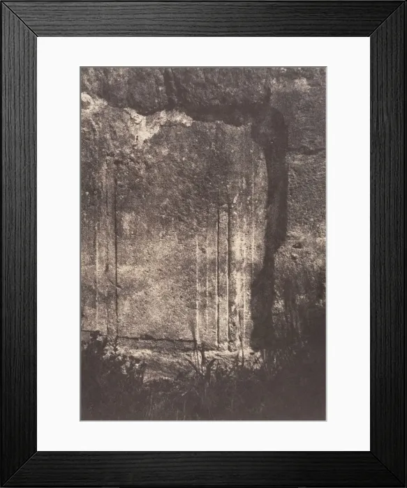 Framed Print : Jerusalem, Enceinte du Temple, Moulure judaique formant pied-droit de l une des Framed Print : Jerusalem, Enceinte du Temple, Moulure judaique formant pied-droit de l une des
