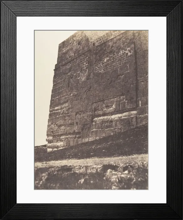 Framed Print : Jerusalem, Enceinte du Temple, Face Est de l angle Sud-Est, 1854 Framed Print : Jerusalem, Enceinte du Temple, Face Est de l angle Sud-Est, 1854