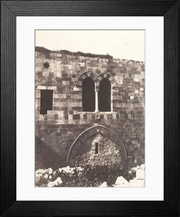 Framed Print : Jerusalem, Hospital de Sainte-Helene, Face Sud, 1854 Framed Print : Jerusalem, Hospital de Sainte-Helene, Face Sud, 1854