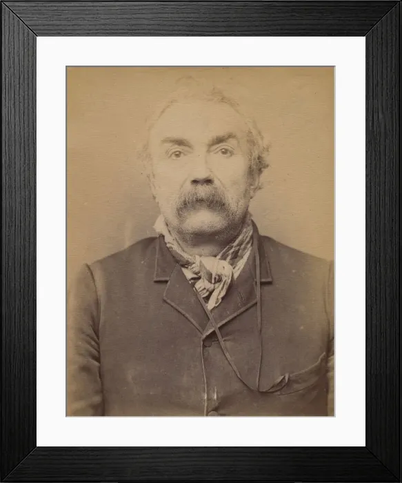 Framed Print : Dodot. emile (ou Jules). 55 ans, ne a Paris Ier. Cordonnier. Anarchiste Framed Print : Dodot. emile (ou Jules). 55 ans, ne a Paris Ier. Cordonnier. Anarchiste