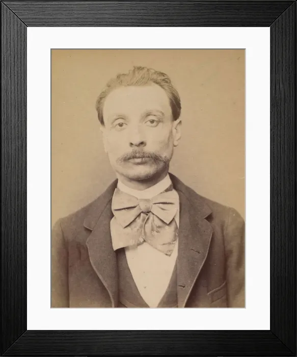 Framed Print : Mauroy. Alfred, edouard. 34 ans, ne a Paris VIIe. Dessinateur. Anarchiste Framed Print : Mauroy. Alfred, edouard. 34 ans, ne a Paris VIIe. Dessinateur. Anarchiste
