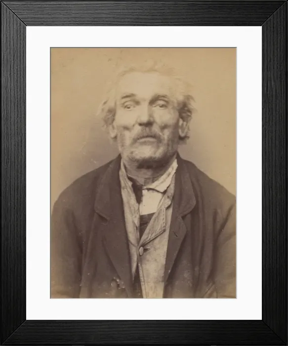 Framed Print : Guelle (ou Gueulle, dit St Denis). 72 ans, ne a Beauvais (Oise). Matelassier Framed Print : Guelle (ou Gueulle, dit St Denis). 72 ans, ne a Beauvais (Oise). Matelassier