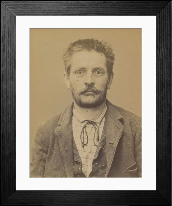 Framed Print : Martineau. Jules, Louis. 30 ans, ne a Angers (Maine & Loire) Framed Print : Martineau. Jules, Louis. 30 ans, ne a Angers (Maine & Loire)