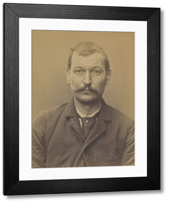 Framed Print : Mainfroy. Albert, Pierre. 41 ans, ne le 7 / 4 / 52 a Courbevoie (Seine). Imprimeur Framed Print : Mainfroy. Albert, Pierre. 41 ans, ne le 7 / 4 / 52 a Courbevoie (Seine). Imprimeur