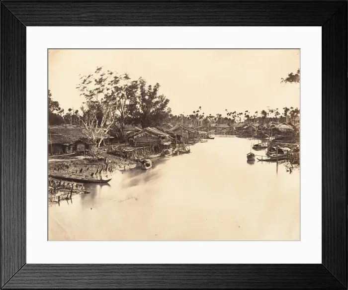 Framed Print : Vue de la Ville Chinoise (Cholen) Feuille No. 6, Saigon, Cochinchine, 1866 Framed Print : Vue de la Ville Chinoise (Cholen) Feuille No. 6, Saigon, Cochinchine, 1866