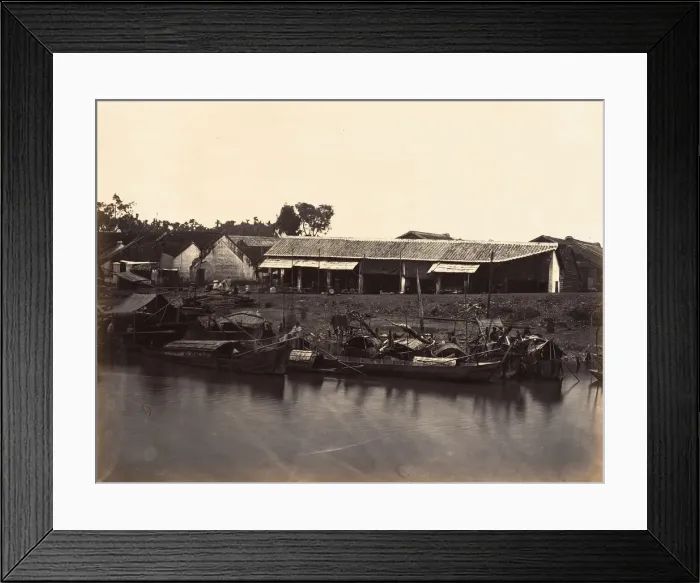 Framed Print : Vue de la Ville Chinoise (Cholen) Feuille No. 2, Saigon, Cochinchine, 1866 Framed Print : Vue de la Ville Chinoise (Cholen) Feuille No. 2, Saigon, Cochinchine, 1866