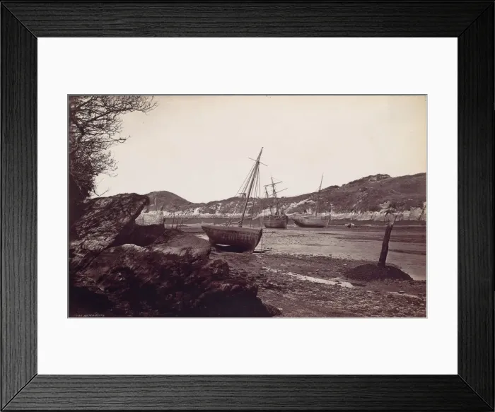 Framed Print : Watermouth, 1870s. Creator: Francis Frith Framed Print : Watermouth, 1870s. Creator: Francis Frith