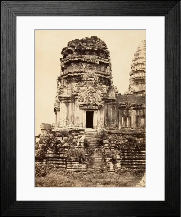 Framed Print : Grande Pagode - Tour Nord du 2e Etage, 1866. Creator: Emile Gsell Framed Print : Grande Pagode - Tour Nord du 2e Etage, 1866. Creator: Emile Gsell