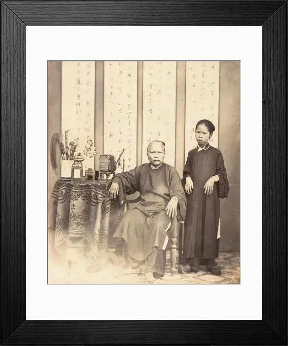 Framed Print : Femmes Annamites, Cochinchine, 1866. Creator: Emile Gsell Framed Print : Femmes Annamites, Cochinchine, 1866. Creator: Emile Gsell