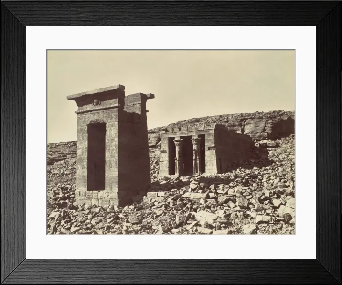 Framed Print : Temple d Andour, ca. 1870. Creator: Felix Bonfils Framed Print : Temple d Andour, ca. 1870. Creator: Felix Bonfils