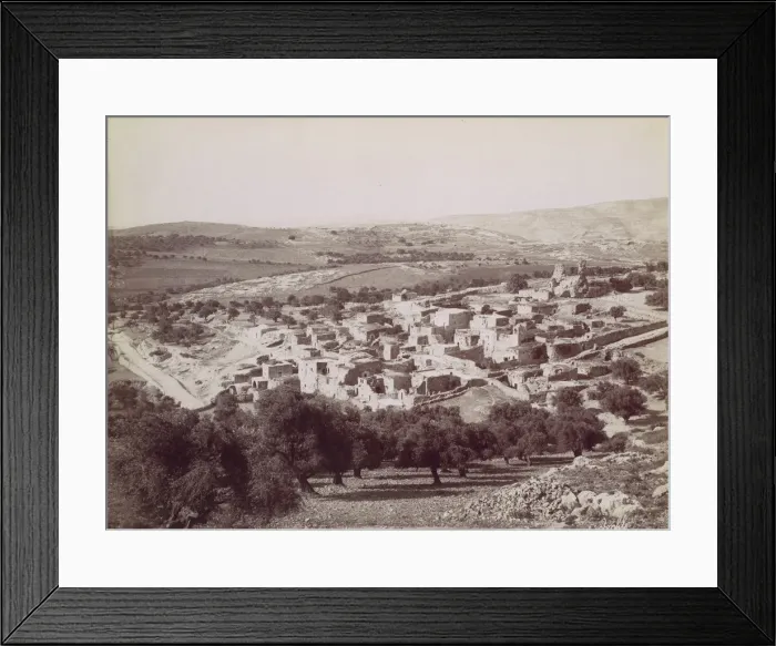 Framed Print : Vue generale de Bethany - General view of Bethany, ca. 1880 Framed Print : Vue generale de Bethany - General view of Bethany, ca. 1880