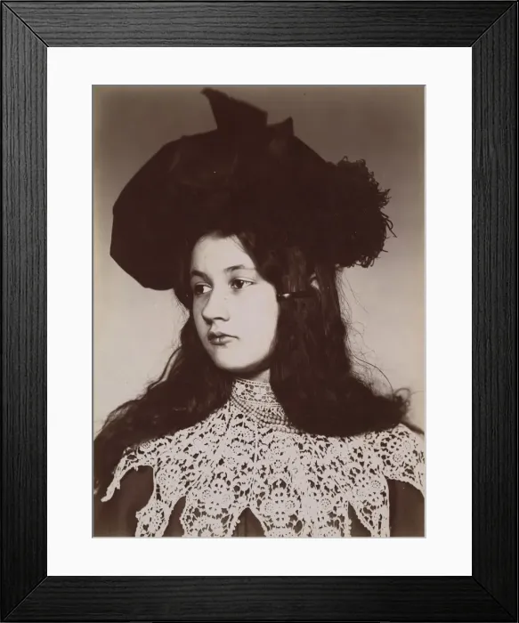 Framed Print : Denise Zola, ca. 1900. Creator: Emile Zola Framed Print : Denise Zola, ca. 1900. Creator: Emile Zola