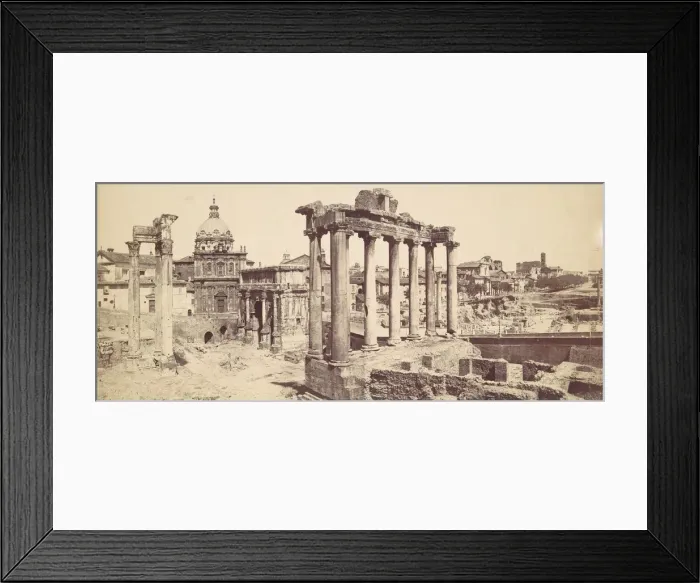 Framed Print : [The Roman Forum], ca. 1870s. Creator: Felix Bonfils
