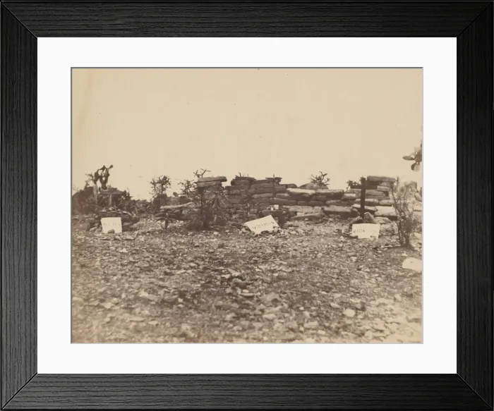 Framed Print : [Death Scene], 1867. Creator: Francois Aubert