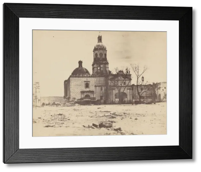 Framed Print : [Prison, Capuchin Convent], 1867. Creator: Francois Aubert