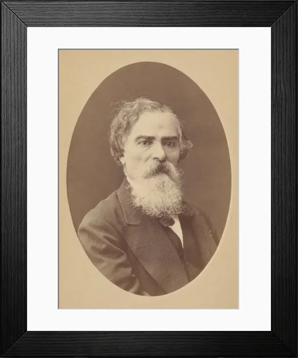 Framed Print : [Virgilio Narcisso Diaz de la Pena], 1857-1871. Creator: Ferdinand Mulnier
