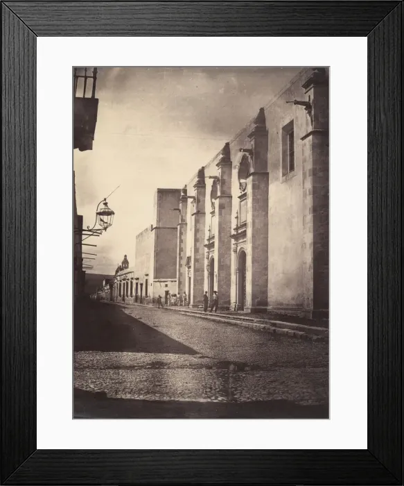 Framed Print : [The Scene of the Execution of Emperor Maximilian I of Mexico], 1867