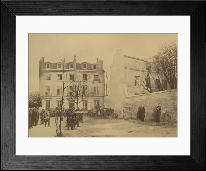 Framed Print : Souvenir 1870-71, 1870-71. Creator: Eugene Appert Framed Print : Souvenir 1870-71, 1870-71. Creator: Eugene Appert