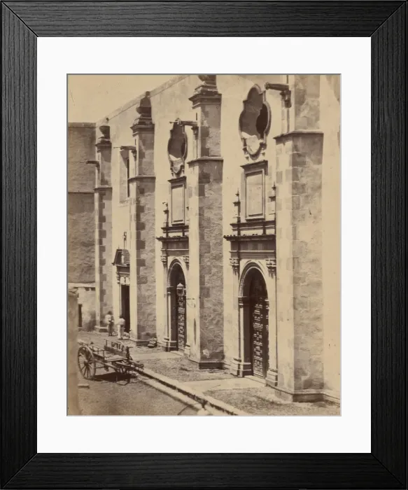 Framed Print : [Place of imprisonment for Emperor Maxmilian of Mexico and soldiers], 1867