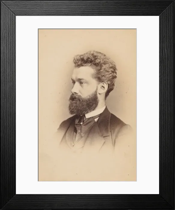 Framed Print : Franz Heyerheim, 1860s. Creator: Ernst Milster Framed Print : Franz Heyerheim, 1860s. Creator: Ernst Milster