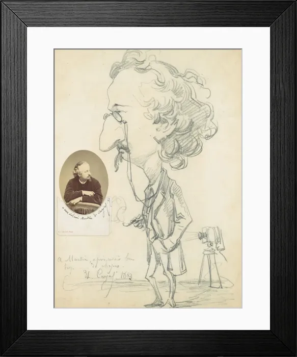 Framed Print : Etienne Carjat, 1870s. Creator: Etienne Carjat