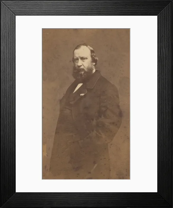 Framed Print : [Constant Troyon], 1860s. Creator: Etienne Carjat