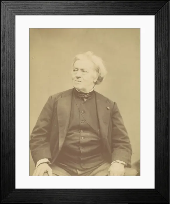 Framed Print : Jean Baptiste Camille Corot, 1870. Creator: Etienne Carjat Framed Print : Jean Baptiste Camille Corot, 1870. Creator: Etienne Carjat