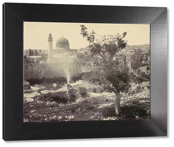 The Mosque of Omar, Jerusalem, 1857. Creator: Francis Frith