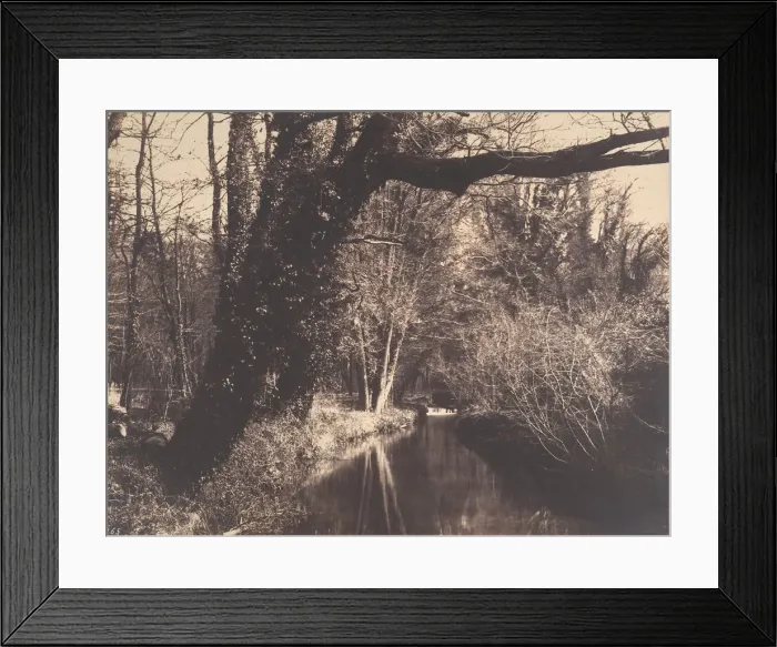 Framed Print : Parc de Courances, 1860-70. Creator: Eugene Cuvelier Framed Print : Parc de Courances, 1860-70. Creator: Eugene Cuvelier