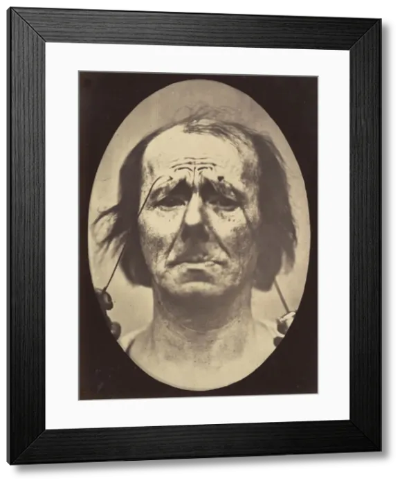Framed Print : Figure 20: Profound suffering, with resignation, 1854-56, printed 1862 Framed Print : Figure 20: Profound suffering, with resignation, 1854-56, printed 1862