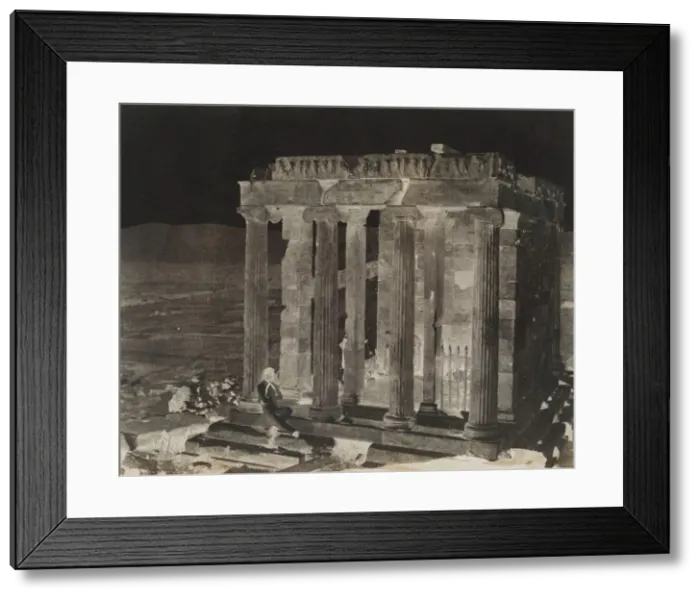 Framed Print : Temple of Wingless Victory, Lately Restored, 1848. Creator: George Wilson Bridges Framed Print : Temple of Wingless Victory, Lately Restored, 1848. Creator: George Wilson Bridges
