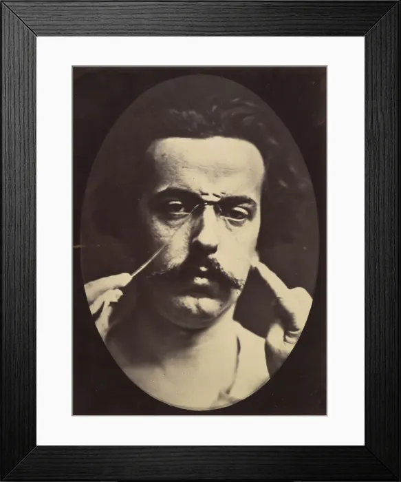 Framed Print : Figure 16: Expression of severity, 1854-56, printed 1862