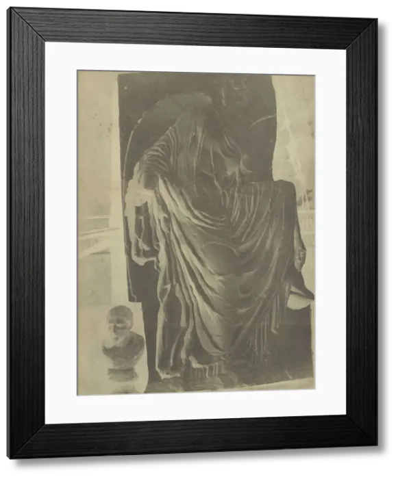 Framed Print : Basso Relievo--of Wingless Victory--lately found, 1848. Creator: George Wilson Bridges Framed Print : Basso Relievo--of Wingless Victory--lately found, 1848. Creator: George Wilson Bridges